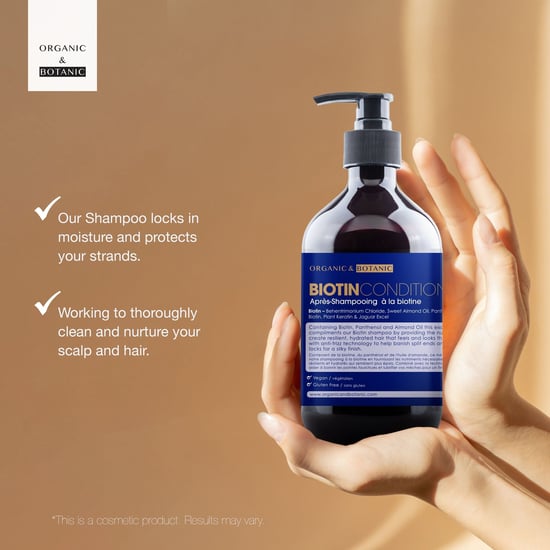 Organic & Botanic Biotin Conditioner 500ml x 2 Duo-Pack - Image 6