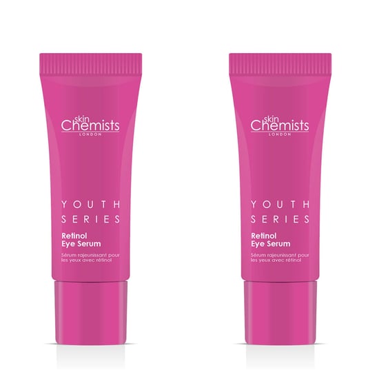 skinChemists Jugendserie Retinol & Bakuchiol Augenserum 15ml x 2 Duo Pack - Image 1