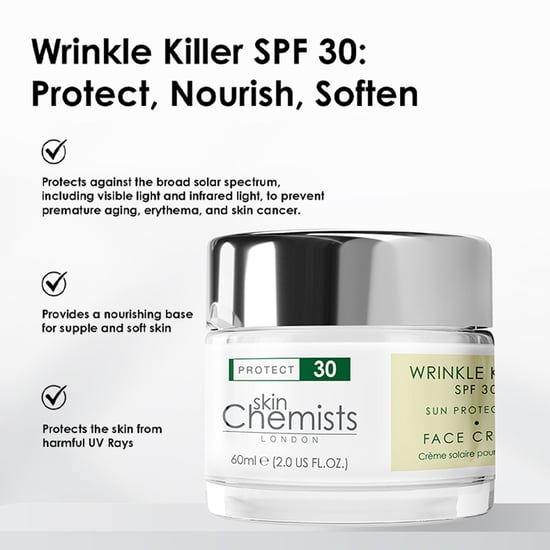 skinChemists Faltenkiller Sonnenschutz Tagescreme SPF 30 60ml x 2 Duo Pack - Image 5