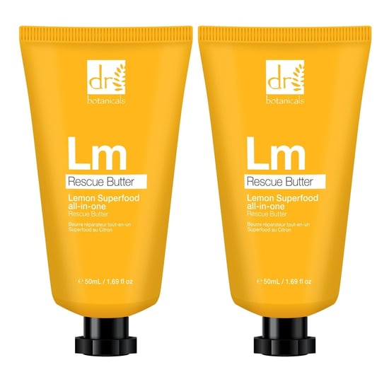 Dr Botanicals Lemon Superfood All-in-One Rettungsbutter 50ml x 2 Duo-Pack - Image 1