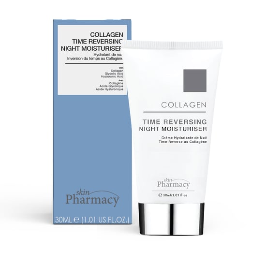 skinPharmacy Kollagen Zeit Rückwärts Nachtfeuchtigkeitscreme 30ml x 2 Duo-Pack - Image 3