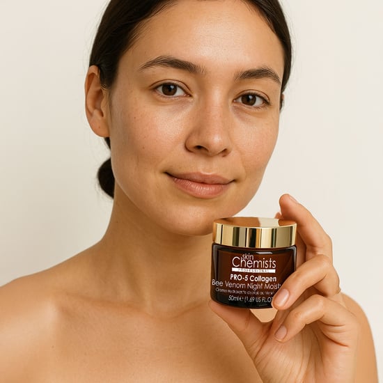 skinChemists Pro-5 Kollagen Bienengift Nachtfeuchtigkeitsspender 50 ml x 2 Doppelpack - Image 5