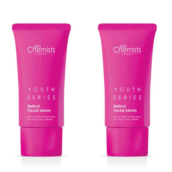 skinChemists Jugend-Serie Retinol & Bakuchiol Gesichtsserum 30 ml x 2 Duo-Pack - Image 1