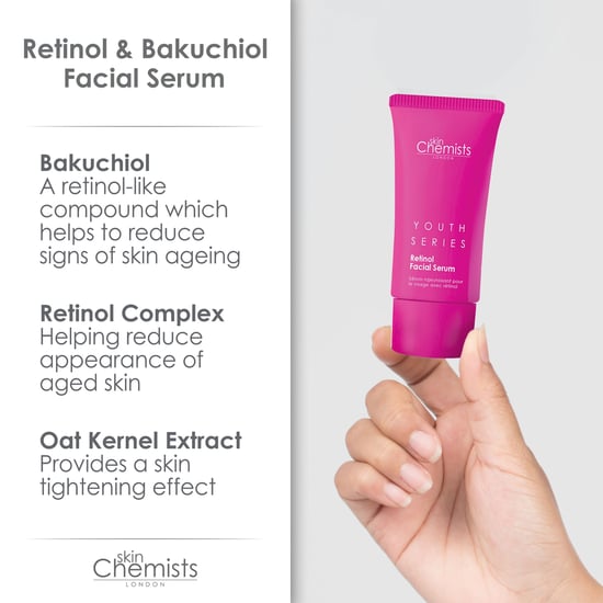 skinChemists Jugend-Serie Retinol & Bakuchiol Gesichtsserum 30 ml x 2 Duo-Pack - Image 5
