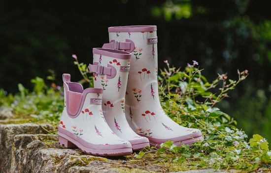 Cotswold Wildblumen Damen Knöchelhigh Wellingtons - Image 5