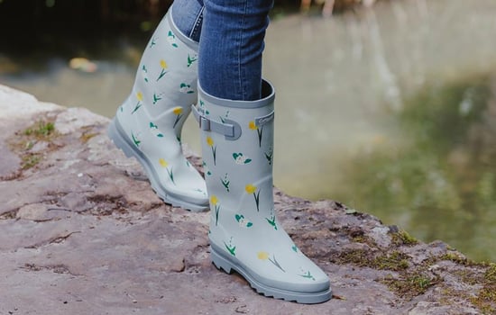 Cotswold Wildblumen Damen Gummistiefel - Image 5