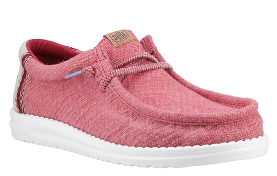 Hey Dude Wally Jute Herren-Schuhe - Rot - Image 2