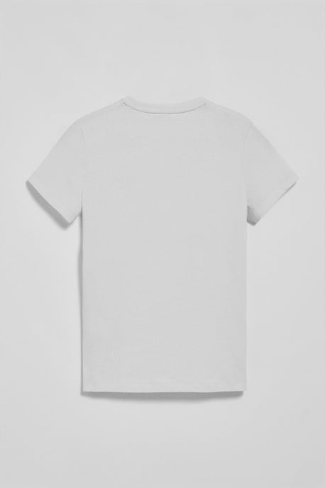 Pack mit zwei kurzärmligen T-Shirts schwarz und weiß mit Rigby Go Stickerei - Image 2