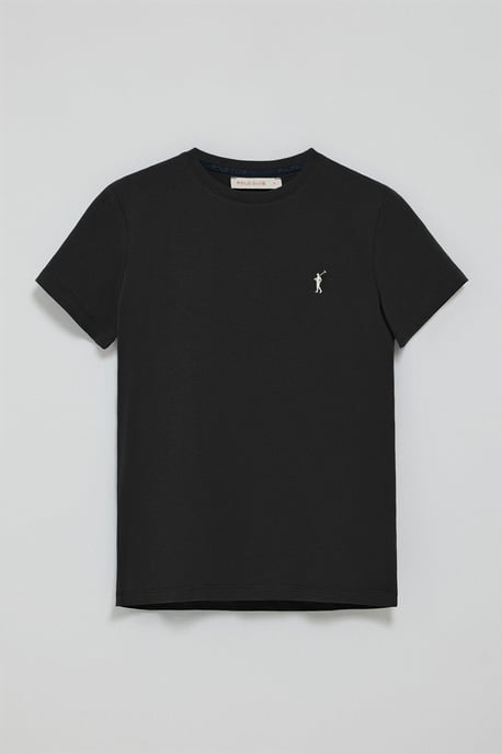 Pack mit zwei kurzärmligen T-Shirts schwarz und weiß mit Rigby Go Stickerei - Image 3