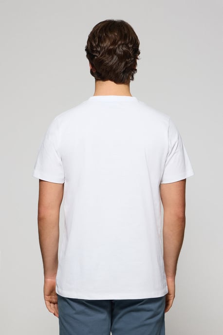 Dreierpack Kurzarm-T-Shirts mit Rigby Go-Logo marineblau, weiß und grau meliert - Image 3