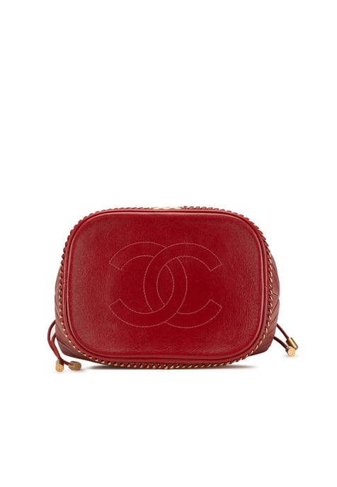 Chanel Chevron Eimer aus gestepptem Leder - Image 2