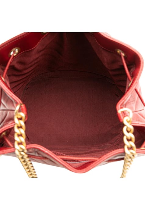 Chanel Chevron Eimer aus gestepptem Leder - Image 3