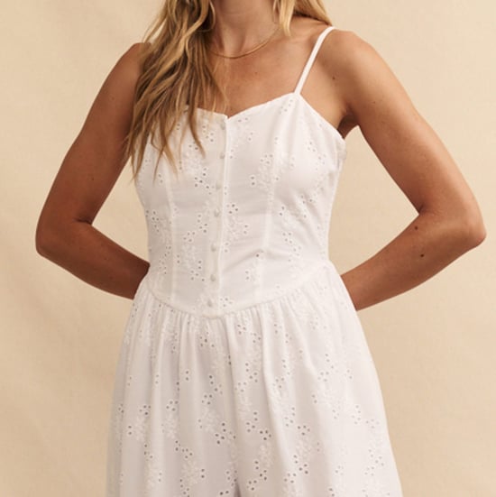 Nobodys Child Tricia Broderie Anglaise Jumpsuit für Frauen in Weiß - Image 4