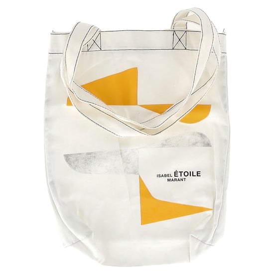 Étoile Isabel Marant Bedruckte Tragetasche aus weißem Canvas - Image 1