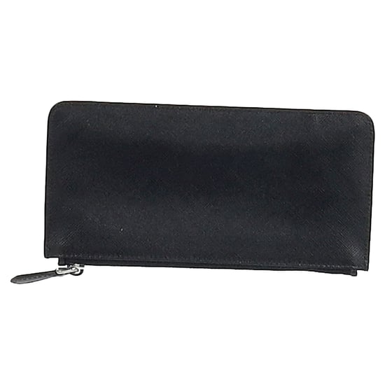 Prada Bellhop Schlüsseletui mit Reißverschluss aus schwarzem Saffiano-Leder - Image 2