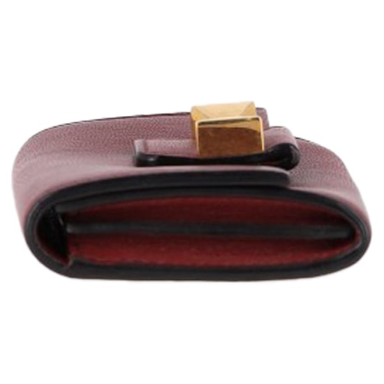 Chloé Geldbörse mit Schleifendetail aus burgunderfarbenem Leder - Image 3
