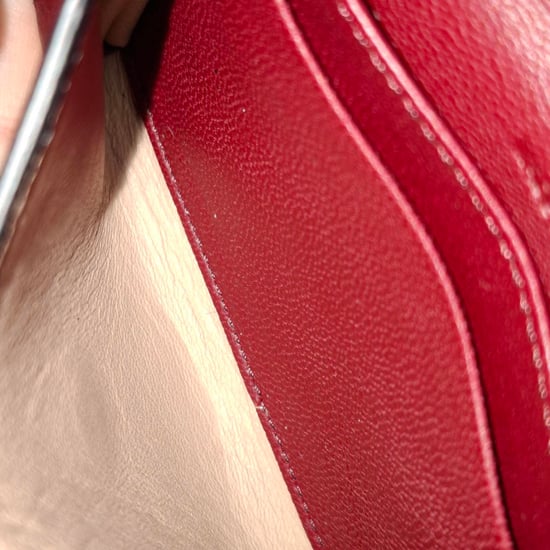 Chloé Geldbörse mit Schleifendetail aus burgunderfarbenem Leder - Image 5
