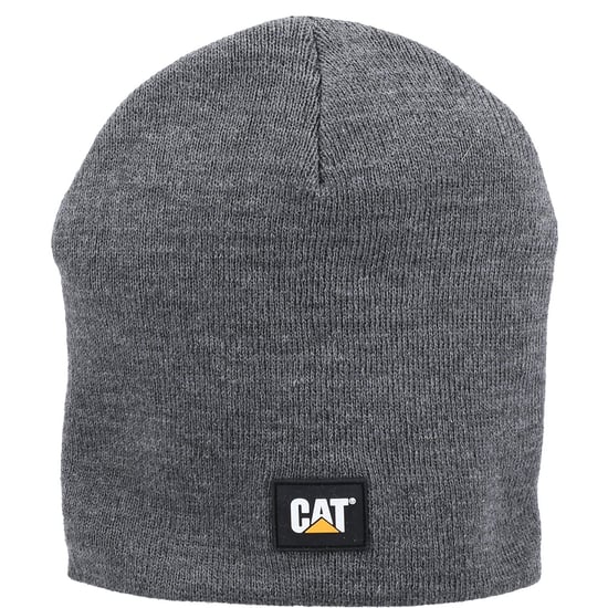 Caterpillar Logo Strickmütze Unisex Erwachsene Grau - Image 1