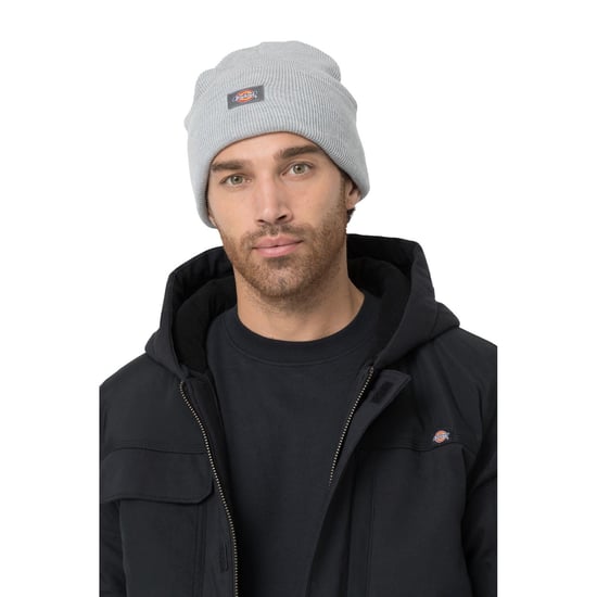 Dickies Acryl Beanie-Mütze für Unisex-Erwachsene in Grau mit Umschlag - Image 1