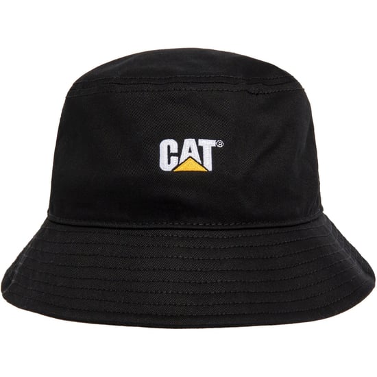 Caterpillar Baumwolle Unisex Erwachsene Schwarzer Bucket Hat - Image 3