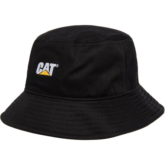 Caterpillar Baumwolle Unisex Erwachsene Schwarzer Bucket Hat - Image 4