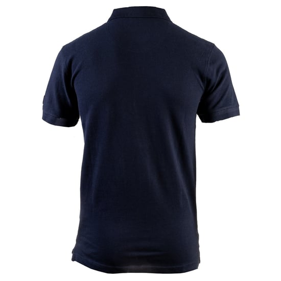 Caterpillar Essentials Baumwoll Herren Polo-Shirt Blau - Image 3