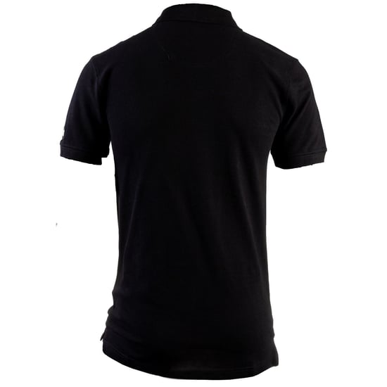 Caterpillar Essentials Baumwoll-Polohemd für Herren in Schwarz - Image 3