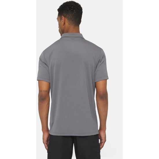 Dickies Everyday Polyester Herren Polo-Shirt in Grau - Image 2