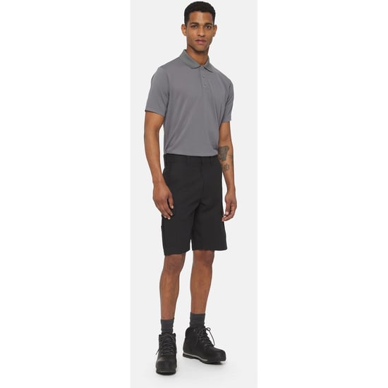 Dickies Everyday Polyester Herren Polo-Shirt in Grau - Image 3