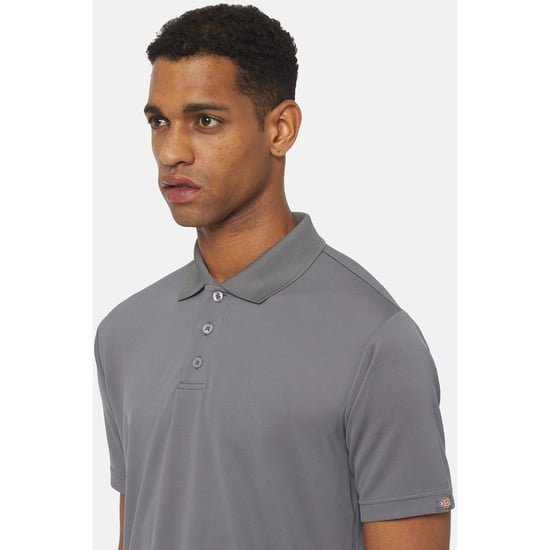 Dickies Everyday Polyester Herren Polo-Shirt in Grau - Image 6