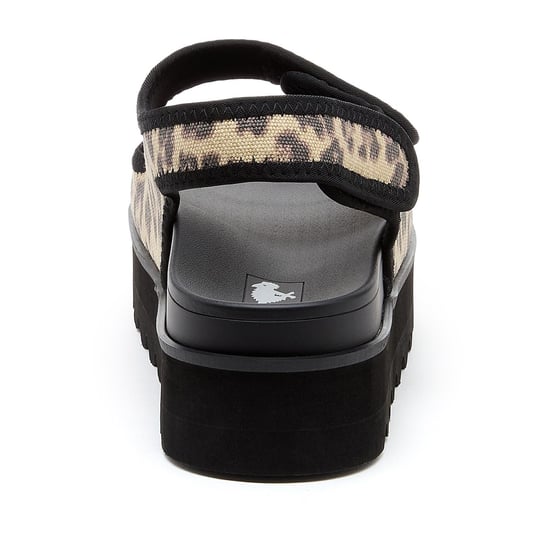 Rocket Dog Balmy Dexter Damen Textil Sandalen in Beige/Schwarz - Image 2