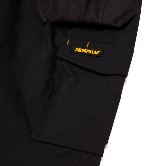 Caterpillar Nexus Holster Stretch Baumwolle Herren Schwarze Arbeitsshorts - Image 4