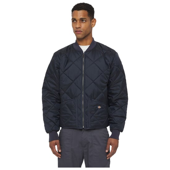Dickies Diamond Herren Blau Gestepptes Jacket - Image 1