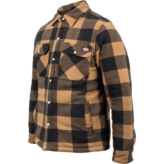 Dickies Portland Polyester Herren Khaki Freizeitshirt - Image 3