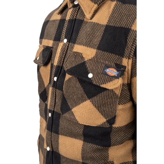 Dickies Portland Polyester Herren Khaki Freizeitshirt - Image 4