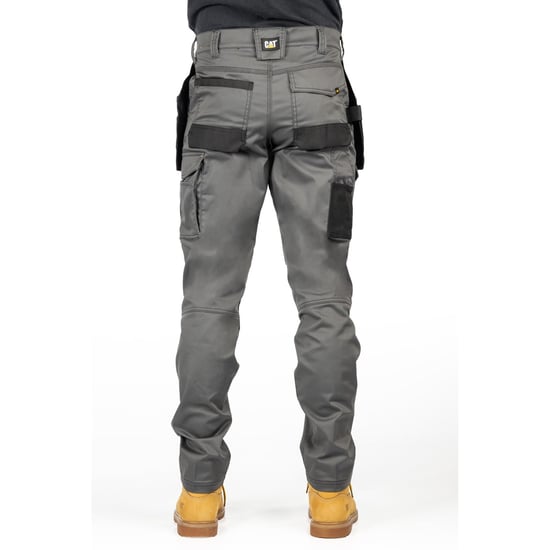 Caterpillar Essentielle Knie-Taschen Stretch Holster Polyester Herren Graue Outdoor-Hose - Image 2