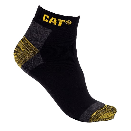 Caterpillar Premium Sneakers Baumwolle Unisex Erwachsene Schwarze Arbeitssocken - Image 1