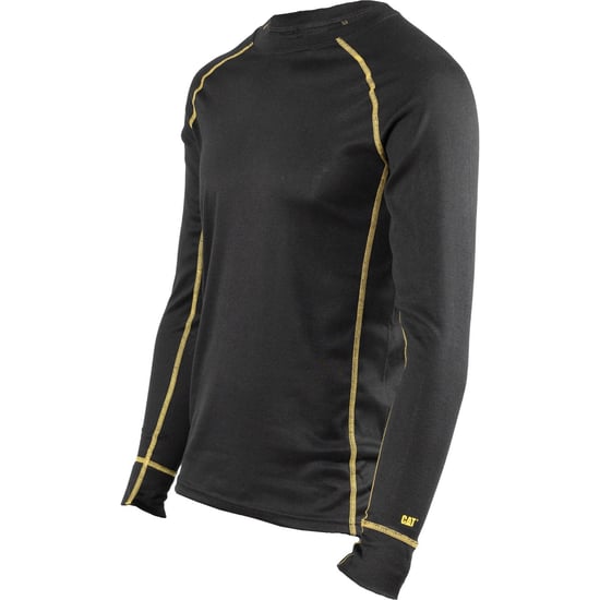 Caterpillar Thermo Polyester Herren schwarzes Baselayer-Shirt - Image 4