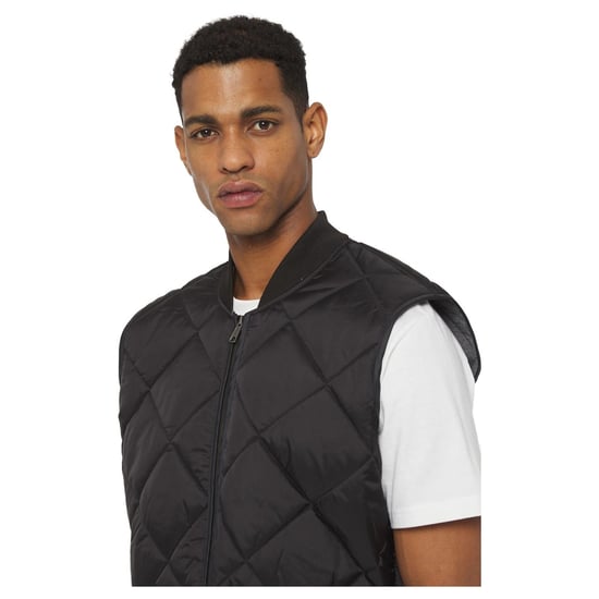 Dickies Diamantgestepptes Weste Herren Schwarz Gilets - Image 6