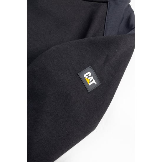 Caterpillar Essentials Polyester Herren Schwarz Kapuzenpullover - Image 6