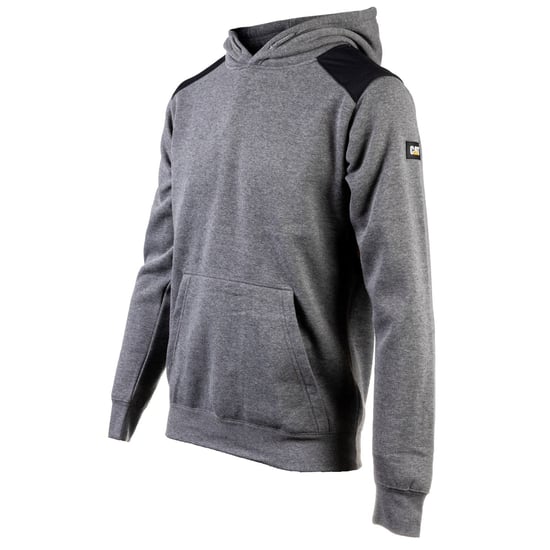Caterpillar Essentials Polyester Herrengrauer Kapuzenpullover - Image 2