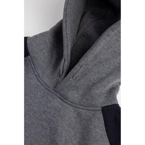 Caterpillar Essentials Polyester Herrengrauer Kapuzenpullover - Image 4