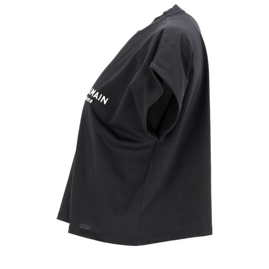 Balmain – Kurzes Top in Schwarz - Image 2