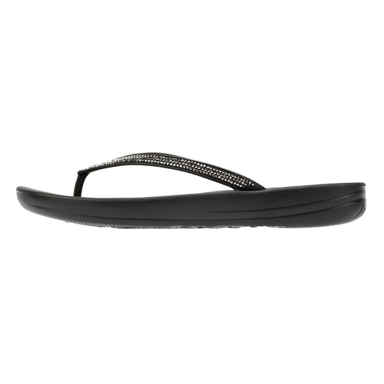 FitFlop Iqushion Sparkle Damen Gummizehenstegsandalen In Schwarz - Image 6