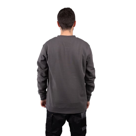 Caterpillar mittelgewichtiger Rundhals Baumwolle Herren Graues Sweatshirt - Image 2