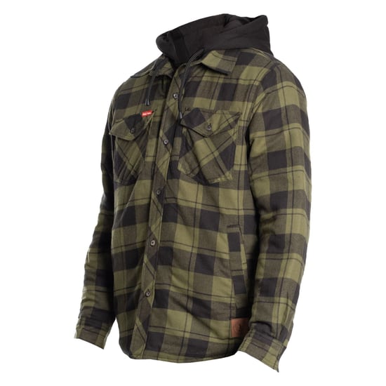 Hard Yakka gesteppte Flanelljacke Herren grüne Hemdjacke - Image 5