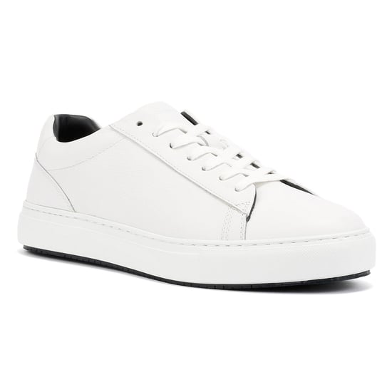 Ben Sherman Ace Cupsole Leder Herren Weiße Sneakers - Image 2