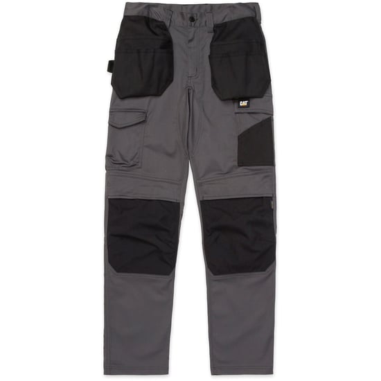 Caterpillar Essentielle Knie-Tasche Stretch Holster Polyester Herren Grau Outdoor-Hosen - Image 4