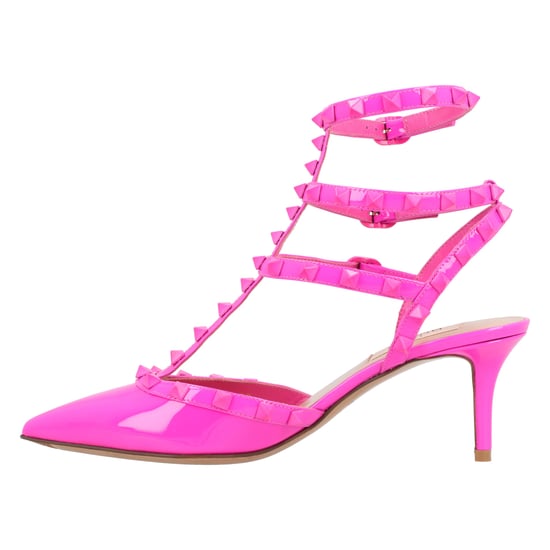Valentino Offene Pumps aus Kalbsleder Rosa - Image 2