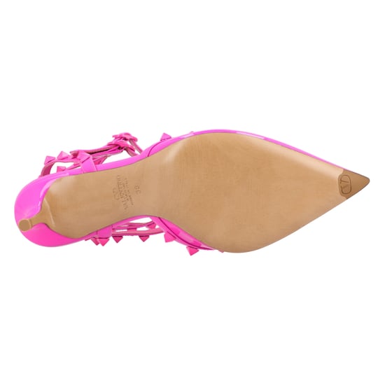Valentino Offene Pumps aus Kalbsleder Rosa - Image 4